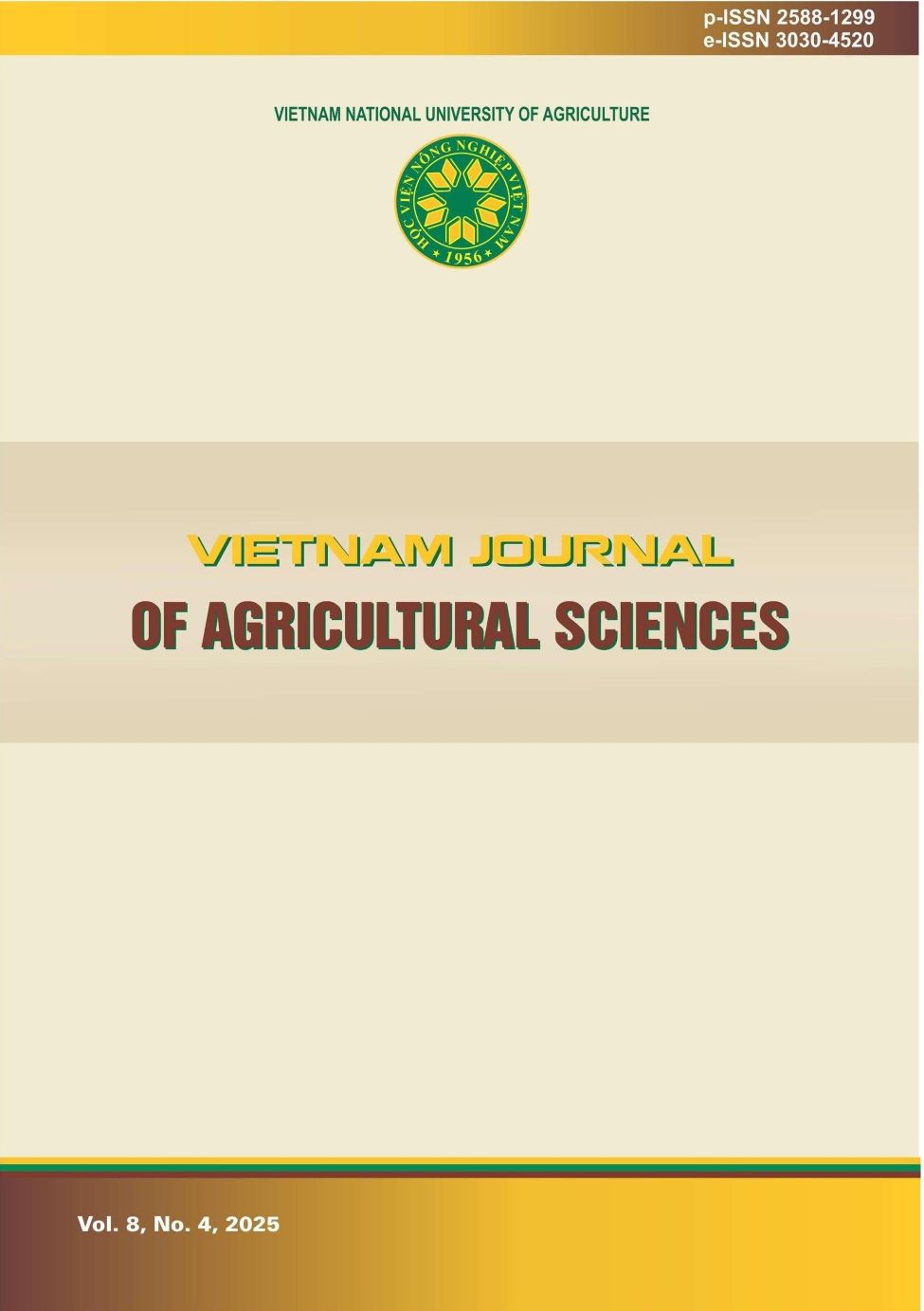 					View Vol. 8 No. 4 (2025): Vietnam Journal of Agricultural Sciences
				